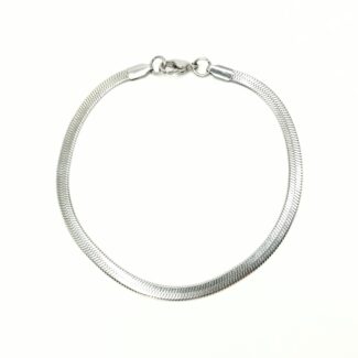 Pulseira Fita Snake Silvere Inox