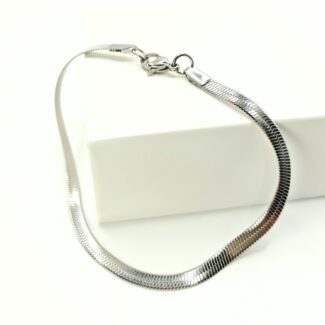 Pulseira Fita Snake Silvere Inox