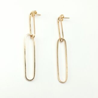 Brinco Organic Cartier Banho Ouro 18K