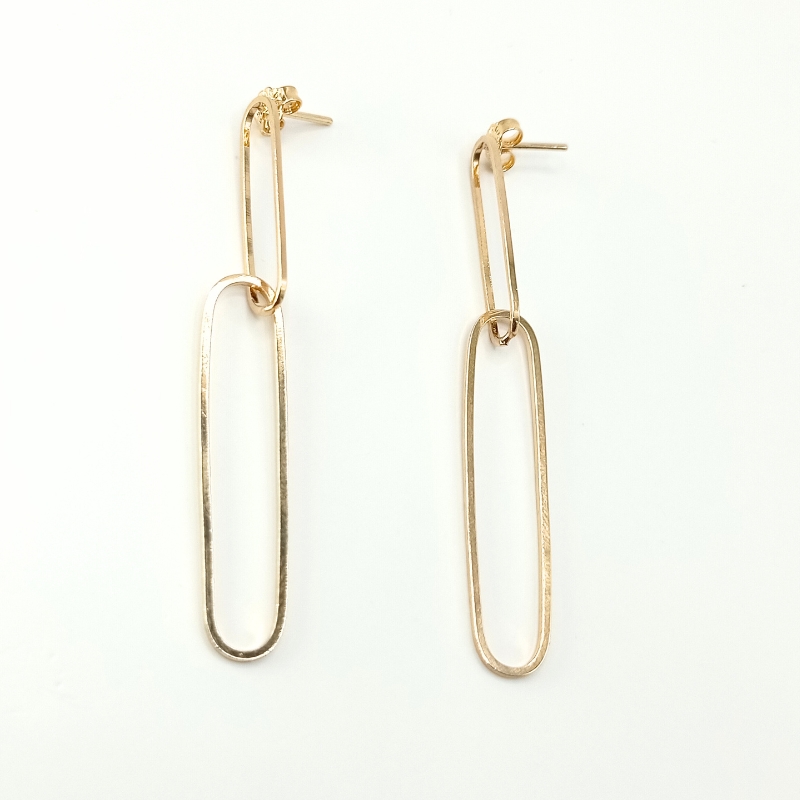 Brinco Organic Cartier Banho Ouro 18K