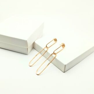 Brinco Organic Cartier Banho Ouro 18K