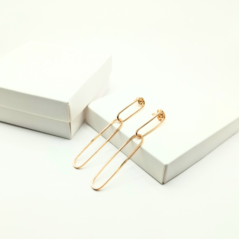 Brinco Organic Cartier Banho Ouro 18K